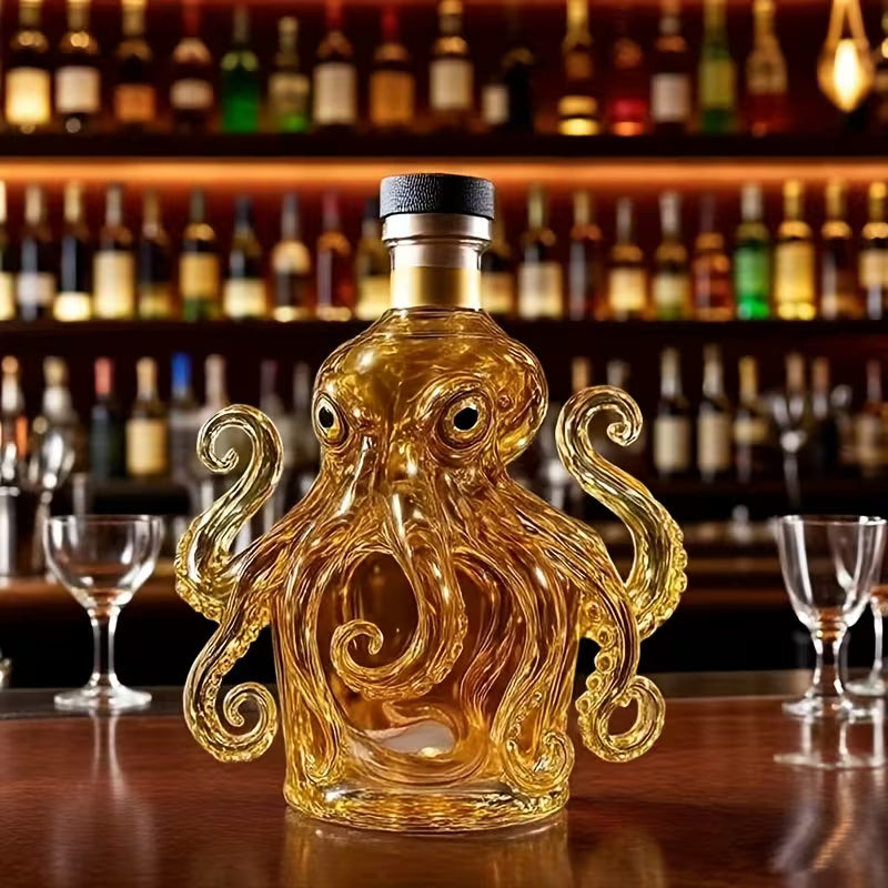 Octopus Whisky Flaske