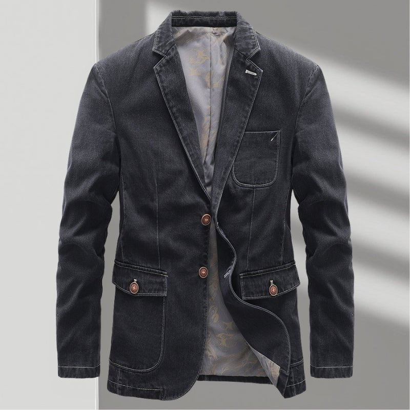 Chic bomuldsblazer