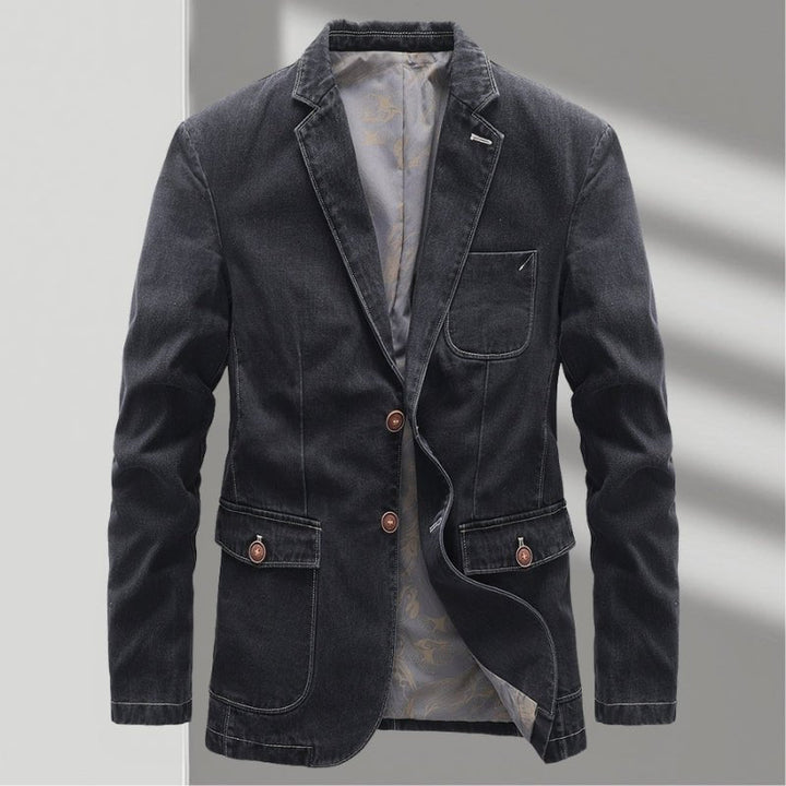 Chic bomuldsblazer