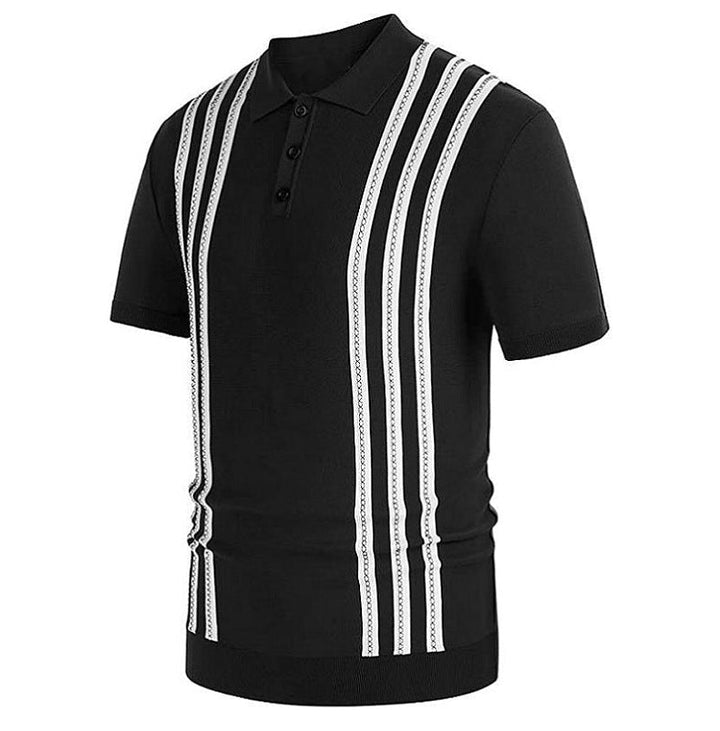 Savrani™ | Poloshirt med striber, afslappet design.