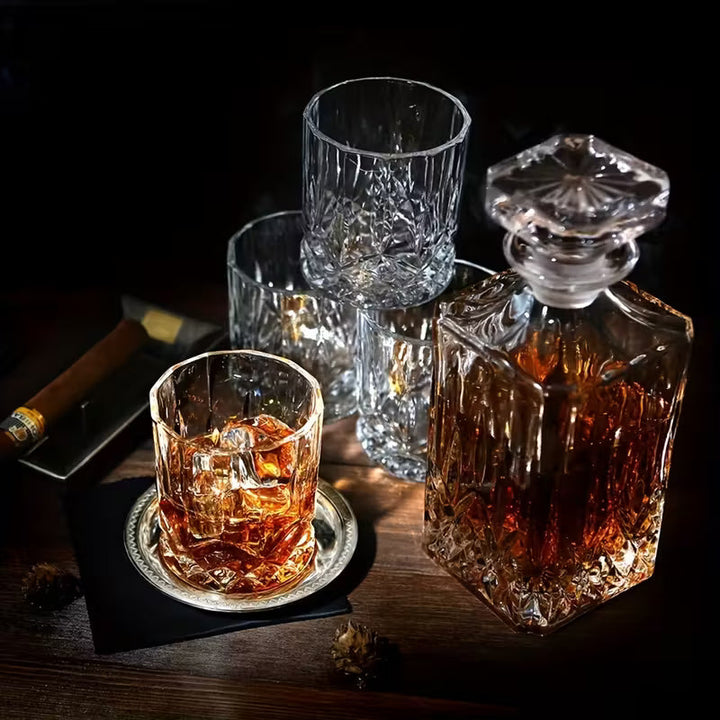 Whiskyglas og Karaffel Sæt