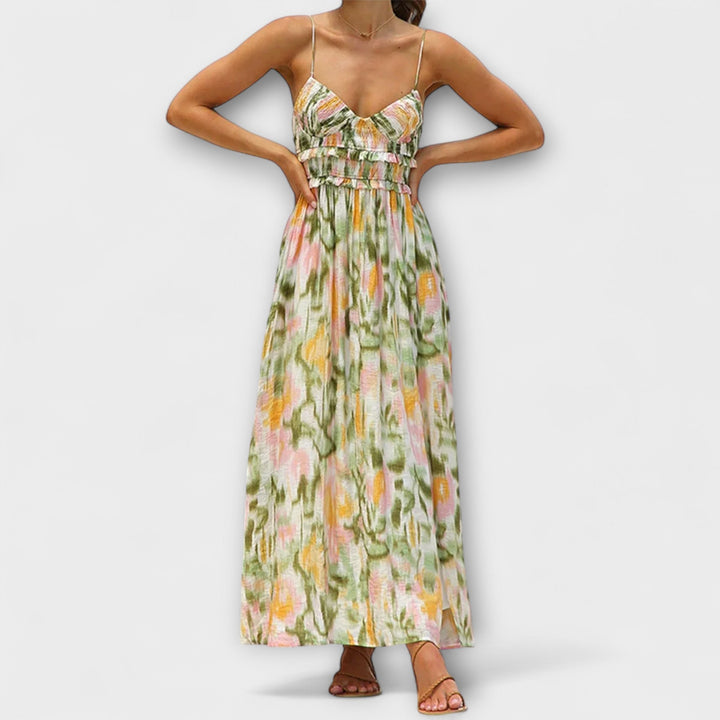 Romana | Kjole med Walk-print