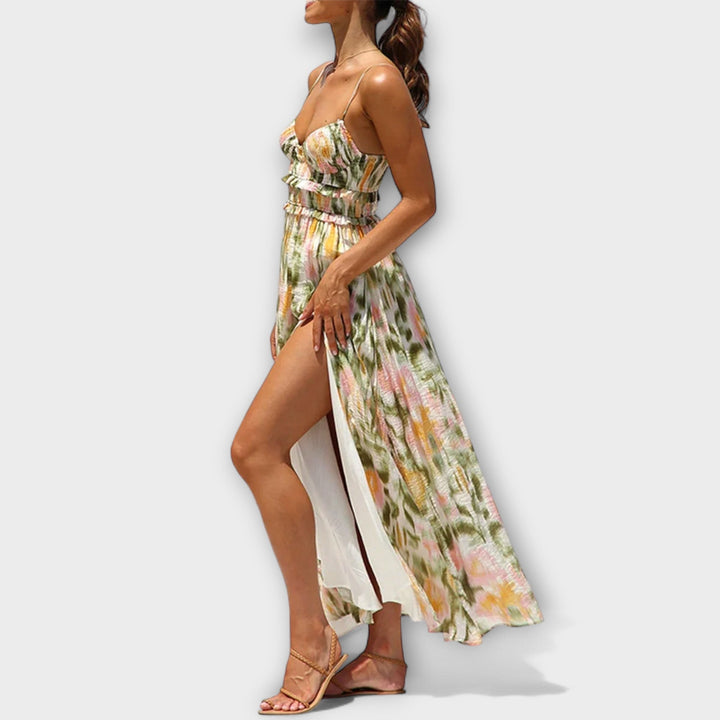 Romana | Kjole med Walk-print