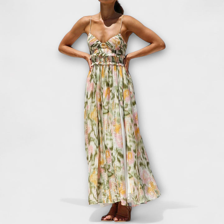 Romana | Kjole med Walk-print