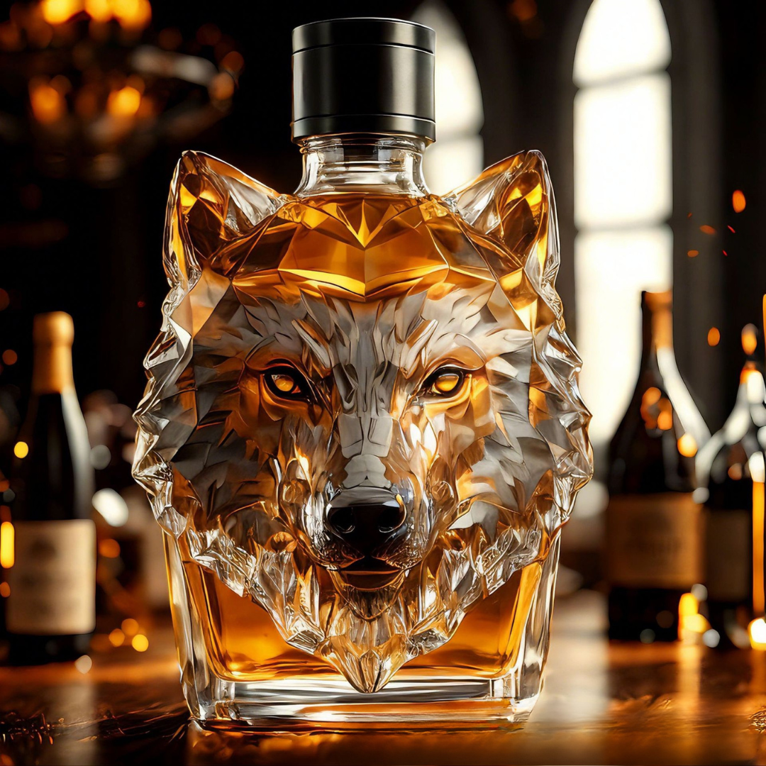 Wolf Whisky Flaske
