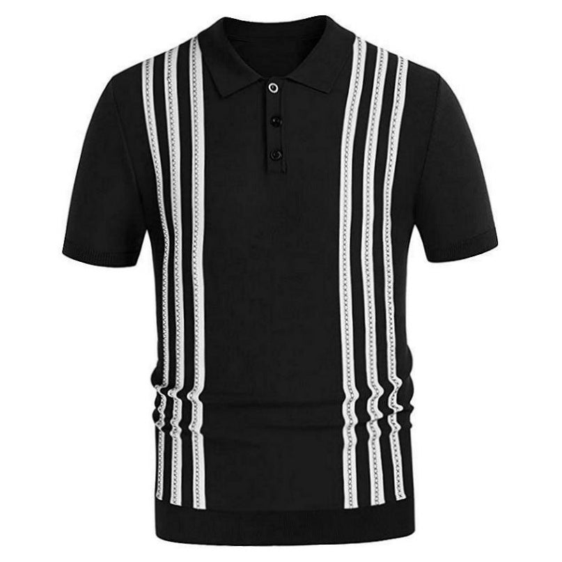 Savrani™ | Poloshirt med striber, afslappet design.