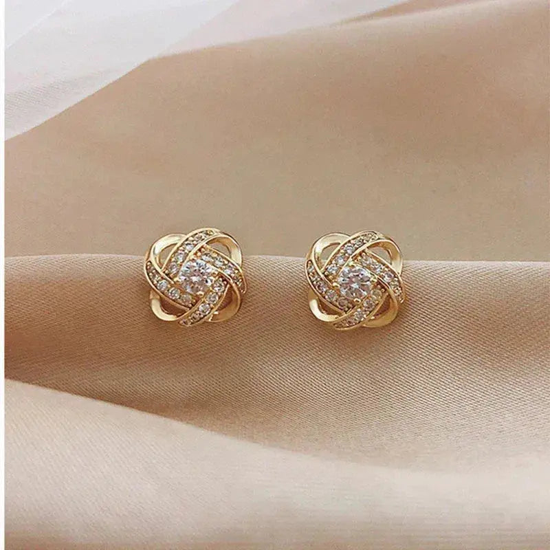 Krydsearrings i Spiralblomst