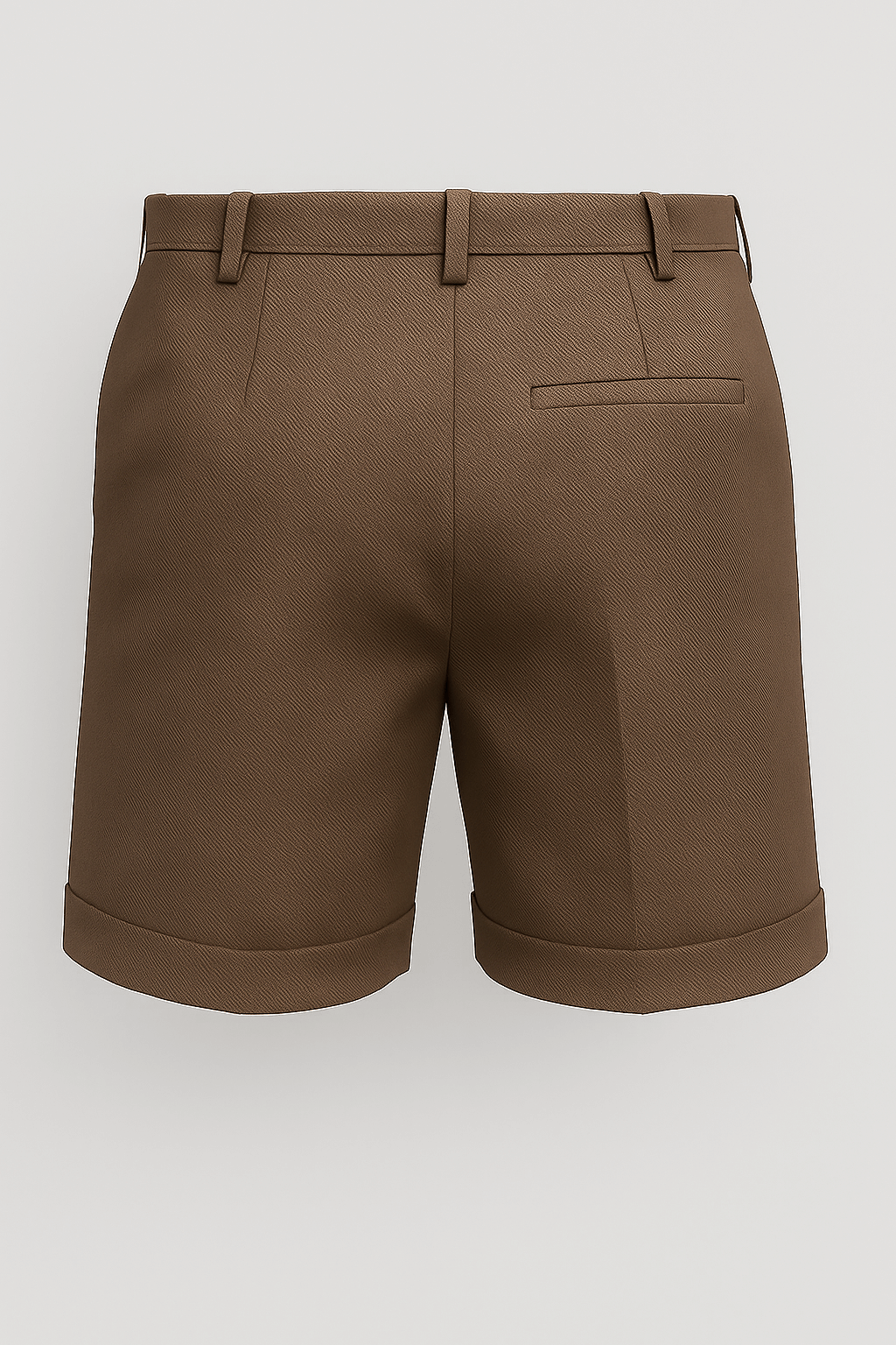 Herreshorts med læg og lommer – Taupe og alsidige