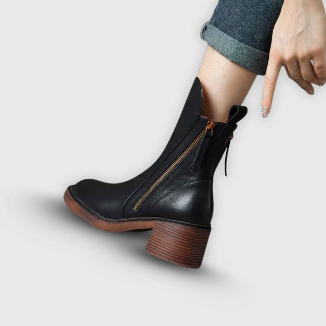 Grazia - Ankelstøvler med hæl