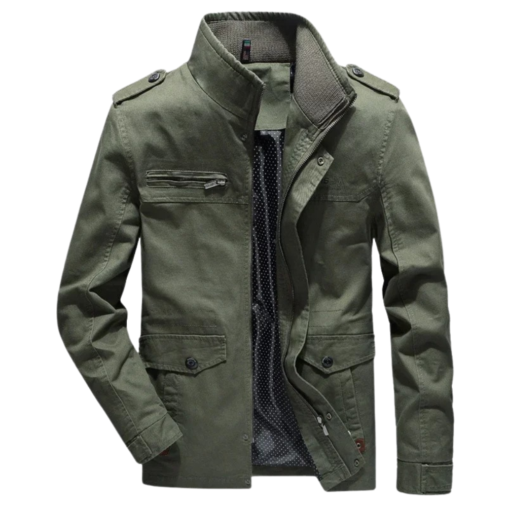 Elegant Bomulds Cargo Jakke