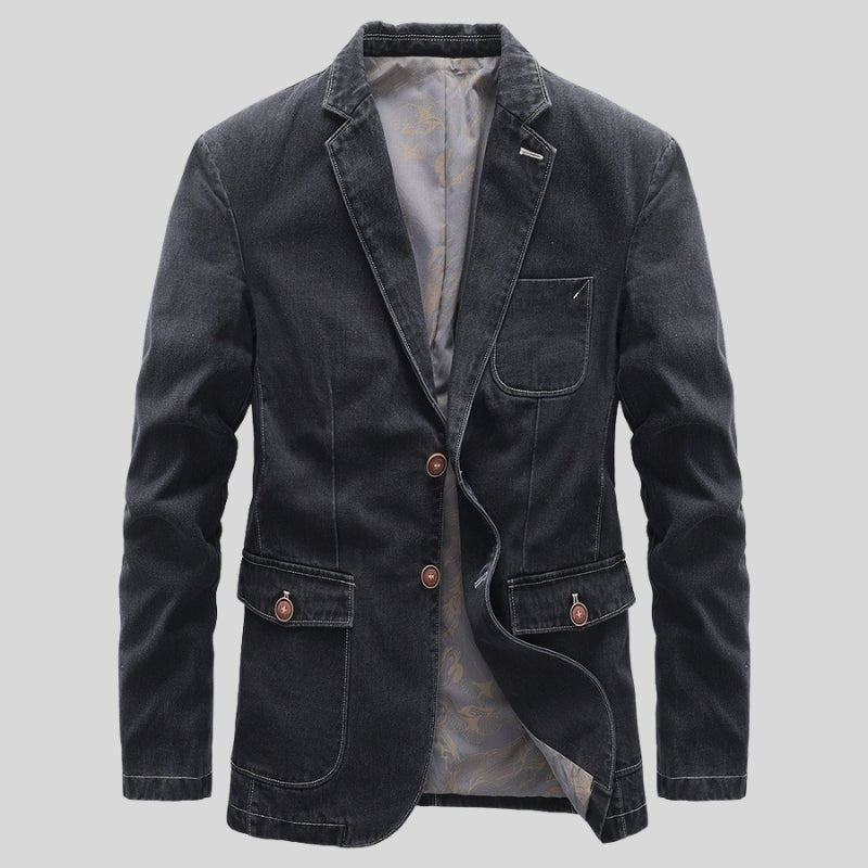 Chic bomuldsblazer