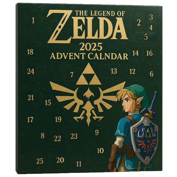 Adventskalender-ornament Legend of Zelda 2025