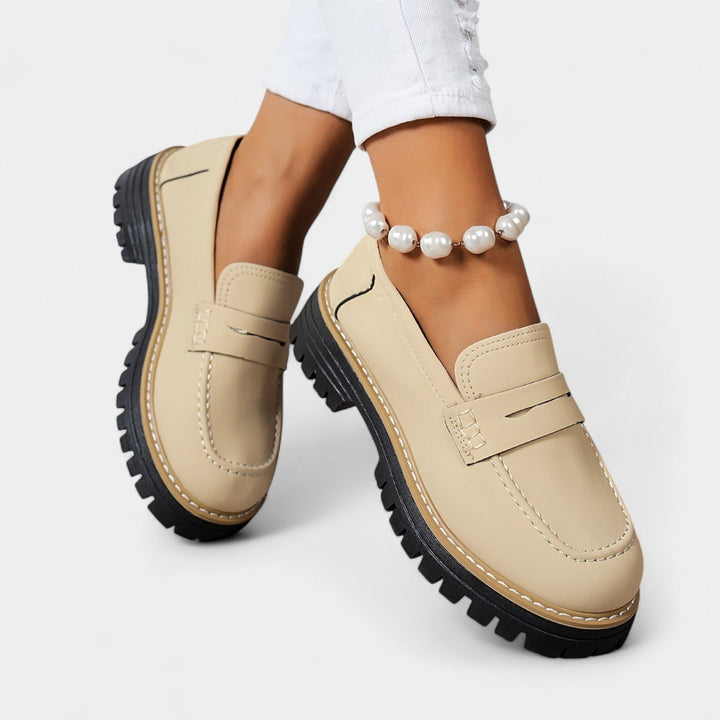 Michaela – Loafers med tykke såler
