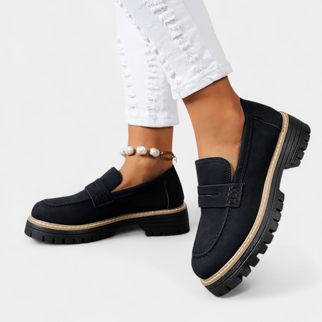 Michaela – Loafers med tykke såler
