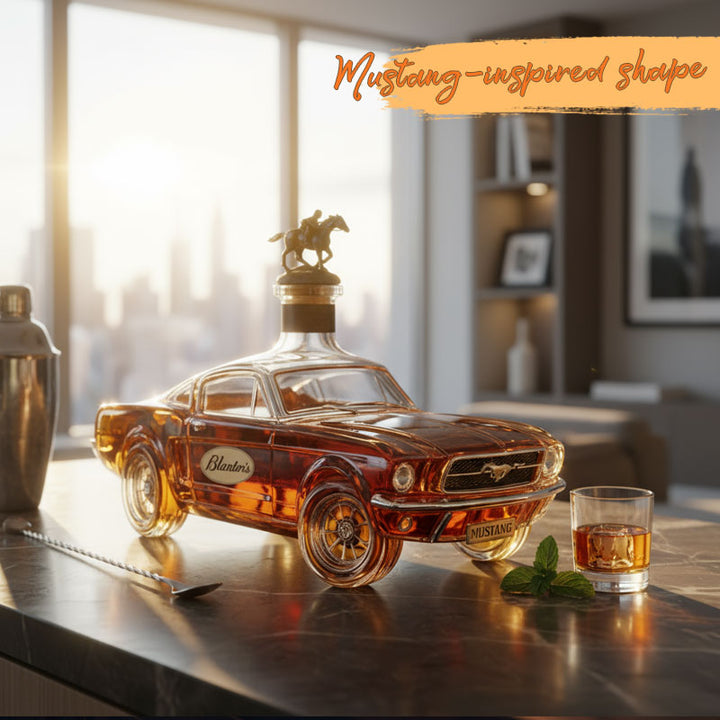 En flaske Mustang Whisky 