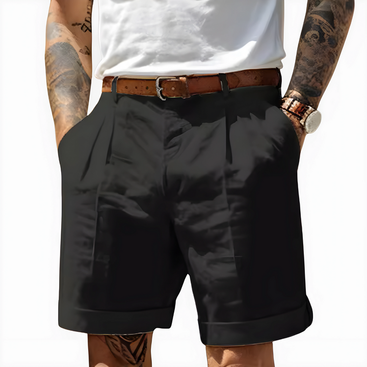 Afslappede bomuldsshorts