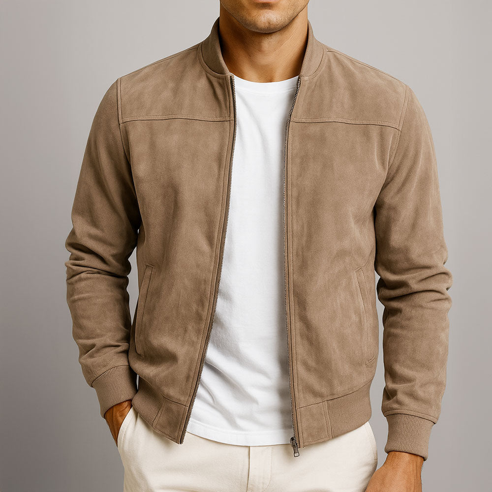 Elegant Suede Jakke