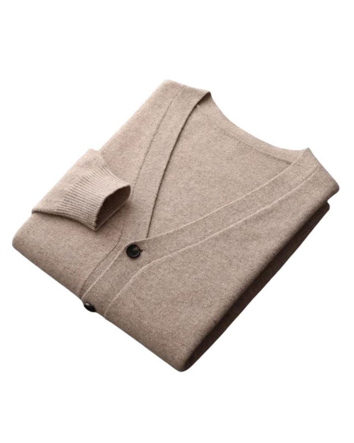 Faunus Merino Uld Strikcardigan