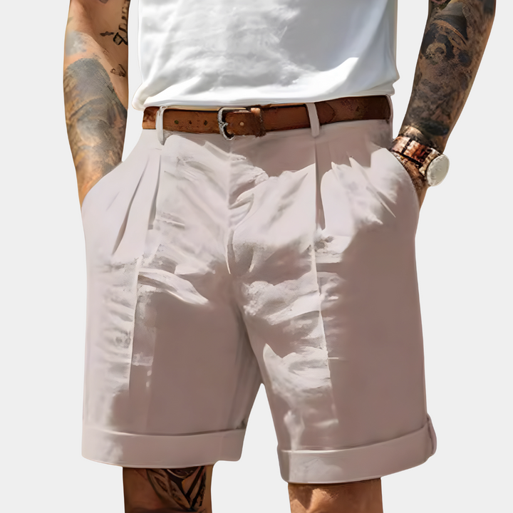 Afslappede bomuldsshorts