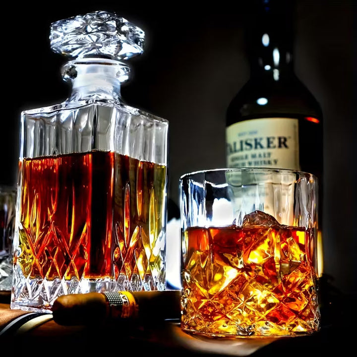 Whiskyglas og Karaffel Sæt