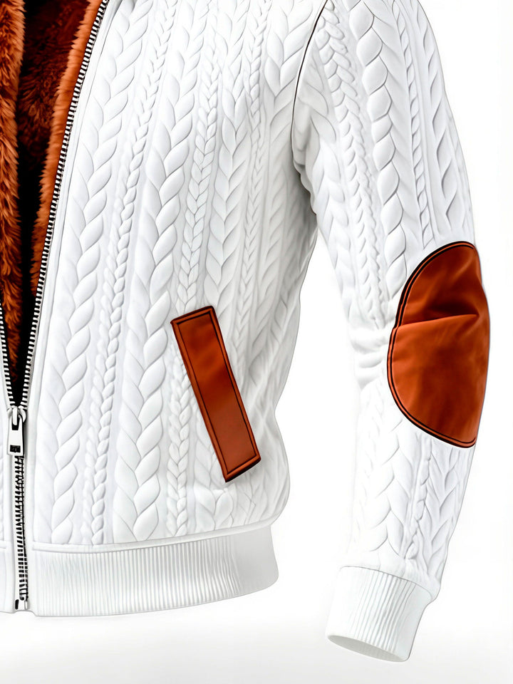Valdenzo Strikket Jacquard Outdoorjakke