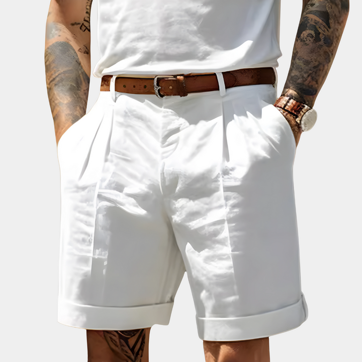 Afslappede bomuldsshorts