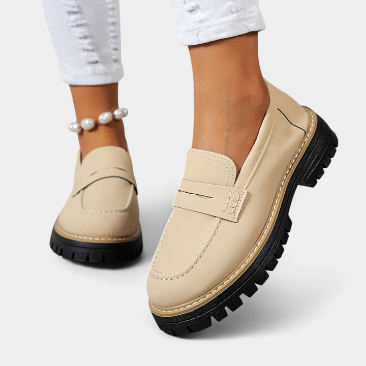 Michaela – Loafers med tykke såler