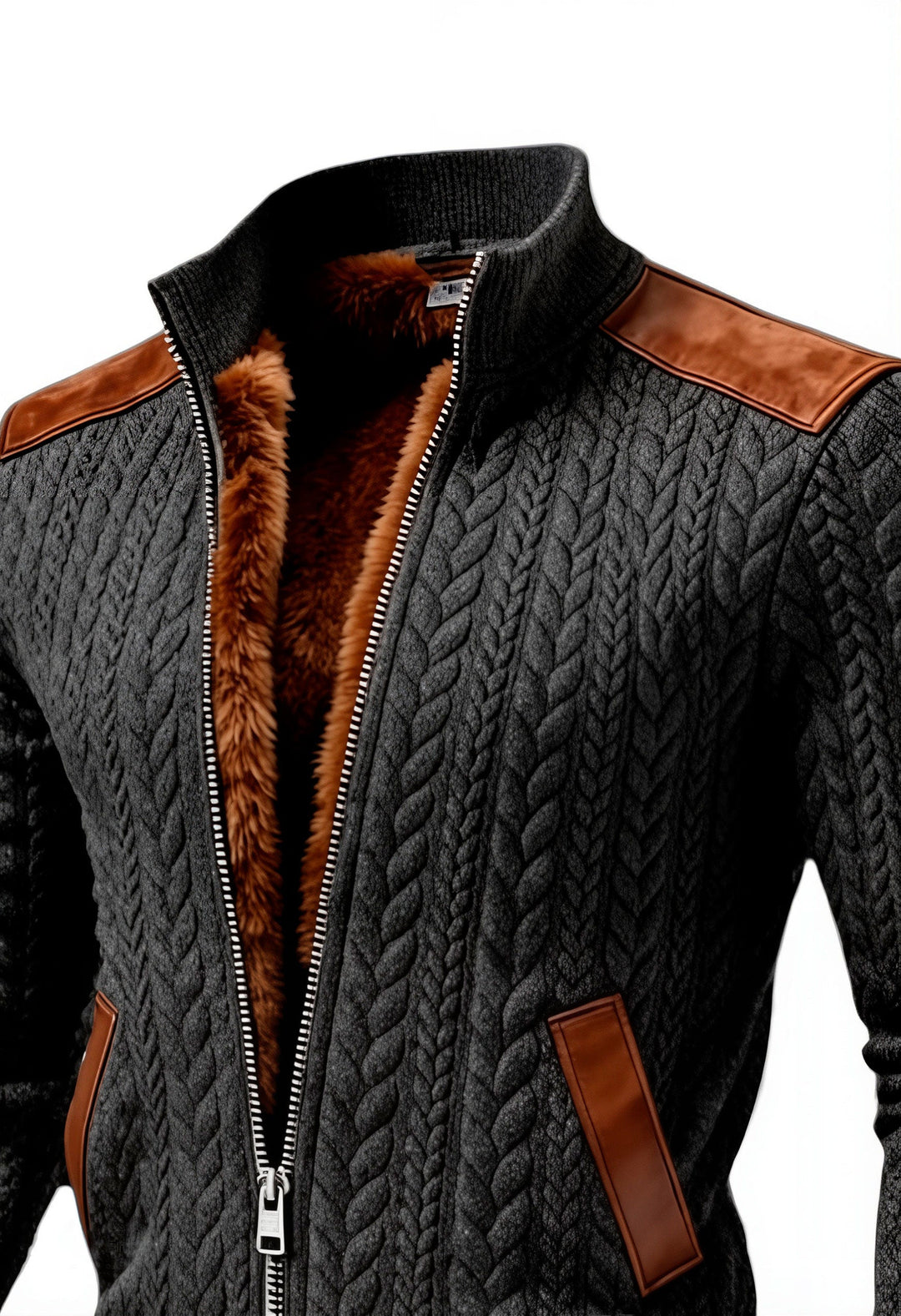 Valdenzo Strikket Jacquard Outdoorjakke