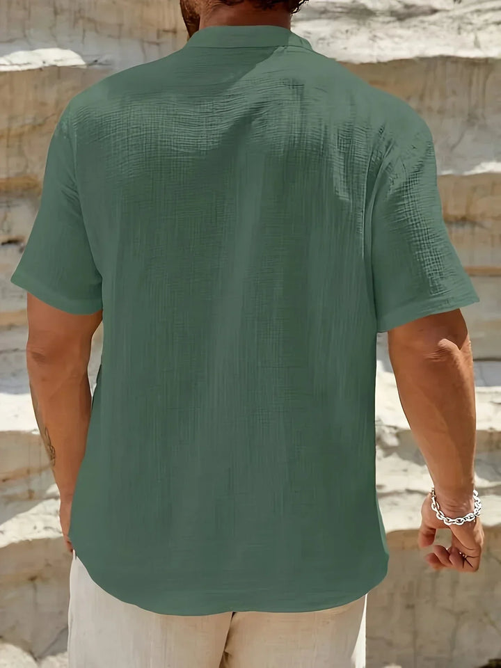 Savrani™ | Elegant sommerskjorte med høj krave
