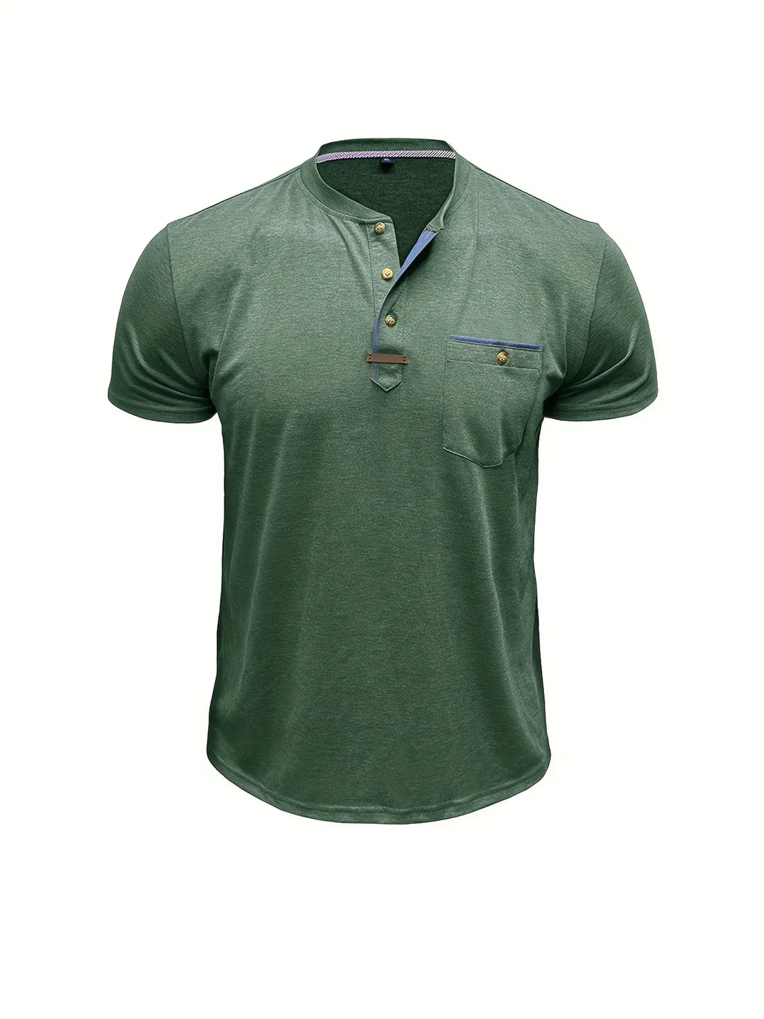 Savrani™ | Elegant T-shirt med rund hals og lomme