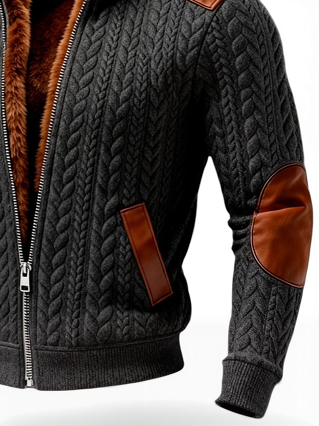 Valdenzo Strikket Jacquard Outdoorjakke