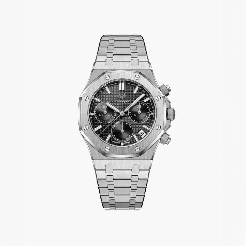 Aegion™ | Moderne Chronograph i Stål