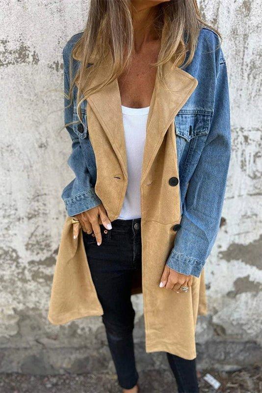 Alberte | Tofarvet denimfrakke