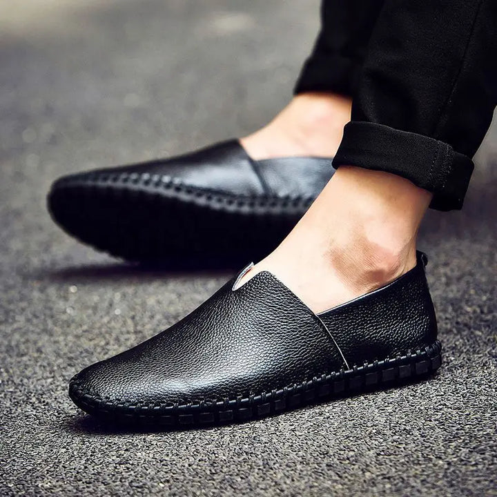 Åndbare Læder Loafers