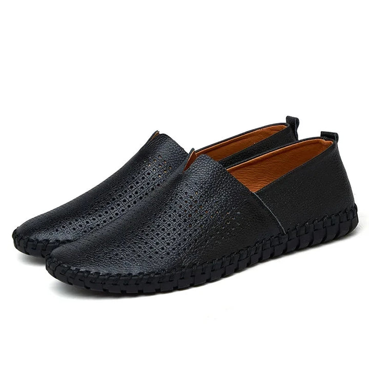 Åndbare Læder Loafers