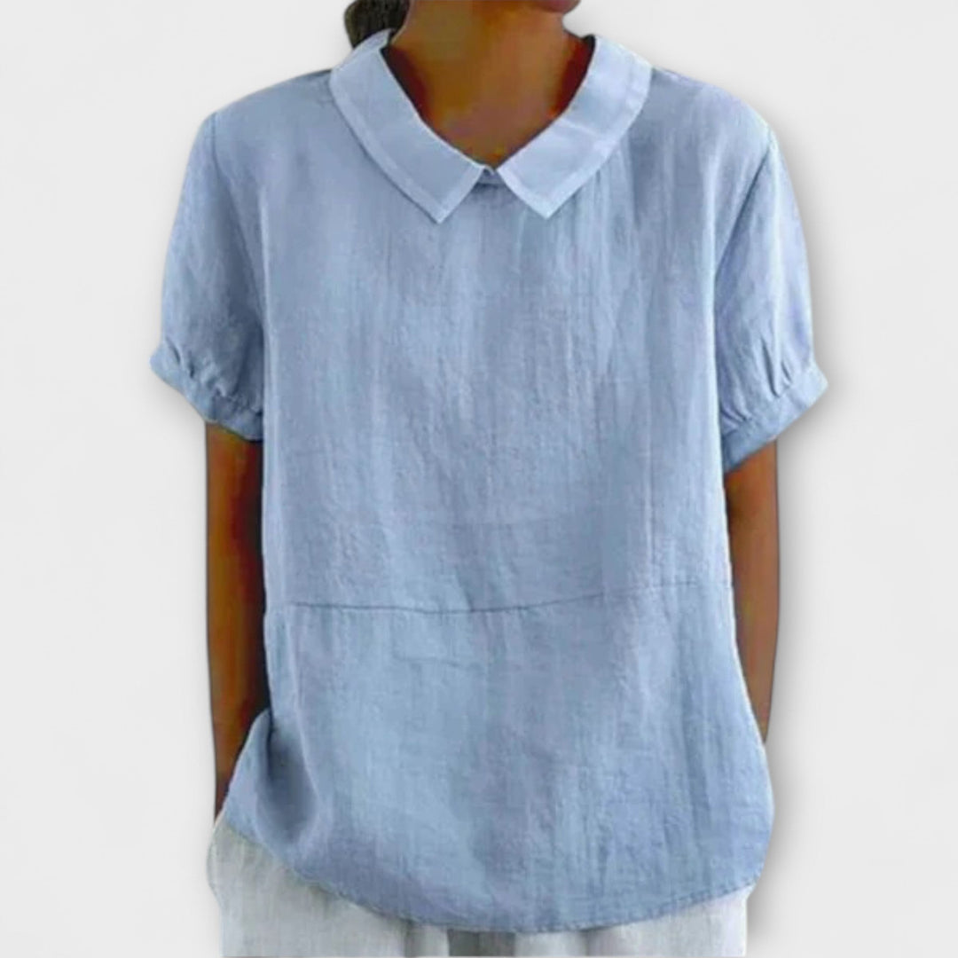 Lia | Kortærmet bluse