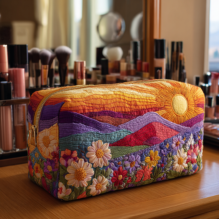 Makeuptaske Bjerge i Aftenlys
