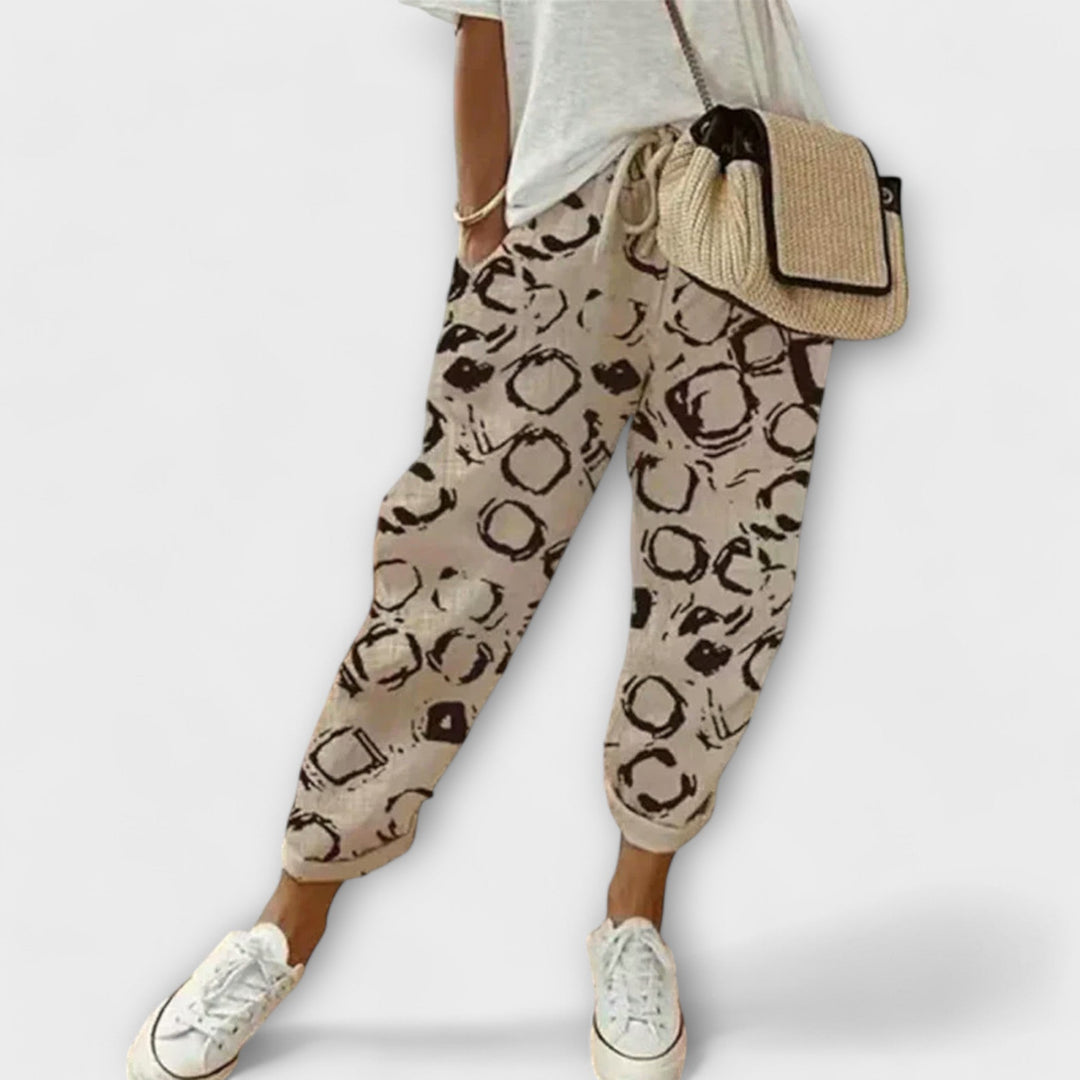 Bernarda - Behagelige bukser i bomuld og hør 