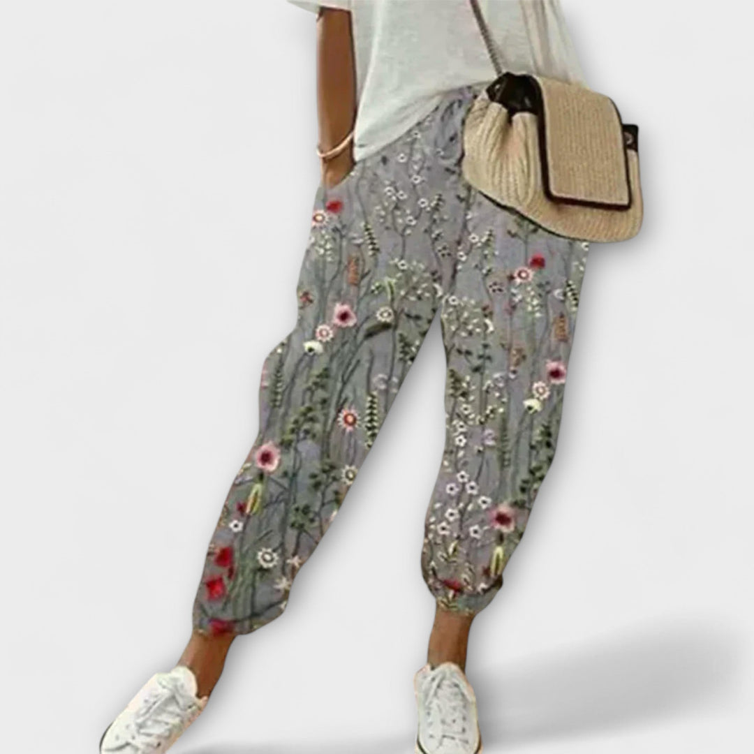 Bernarda - Behagelige bukser i bomuld og hør 