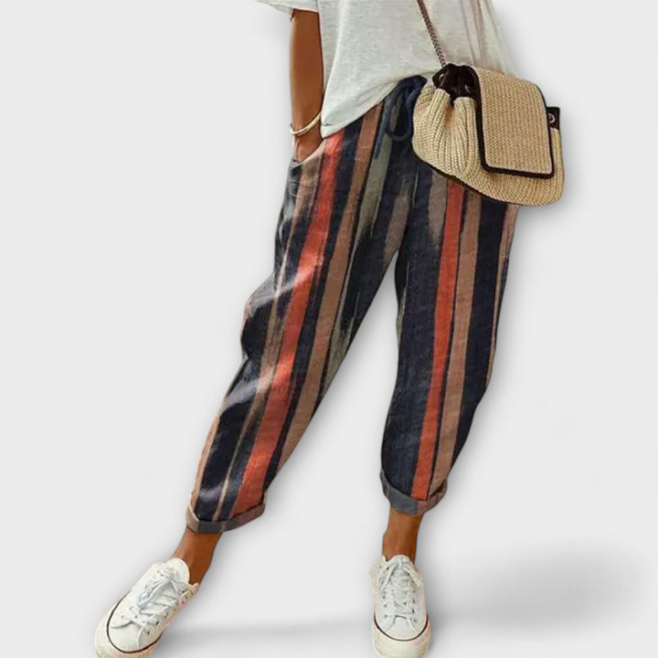 Bernarda - Behagelige bukser i bomuld og hør 