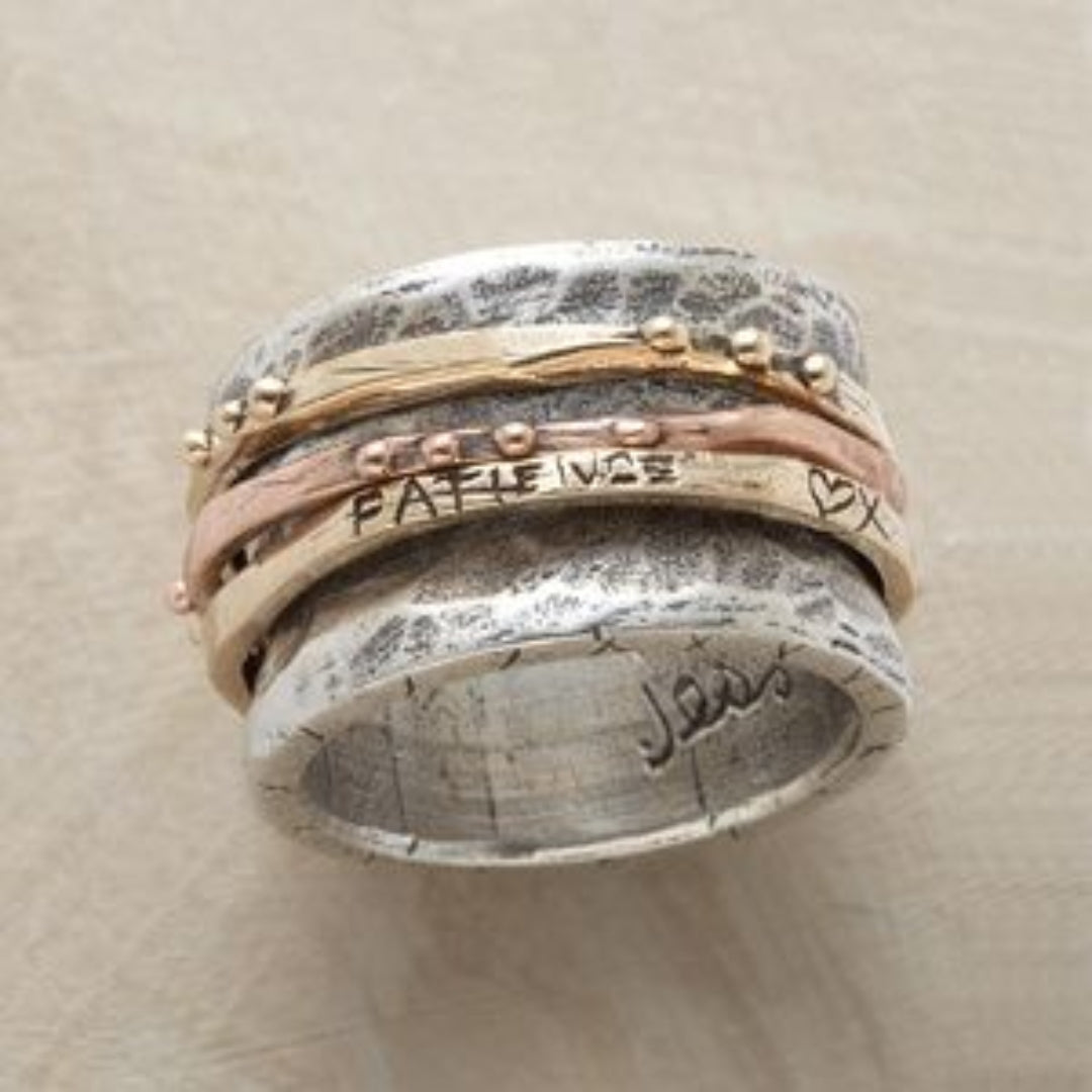 Vintage Ring i Rosaguld og Sølv