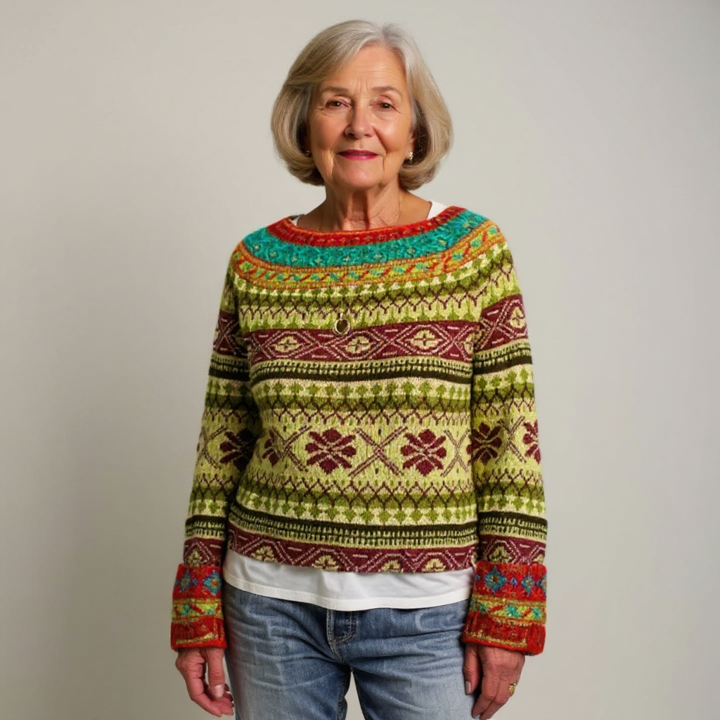 Caitlin | Vintage Island-pullover