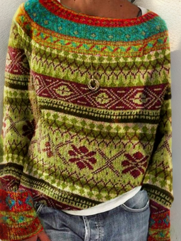 Caitlin | Vintage Island-pullover