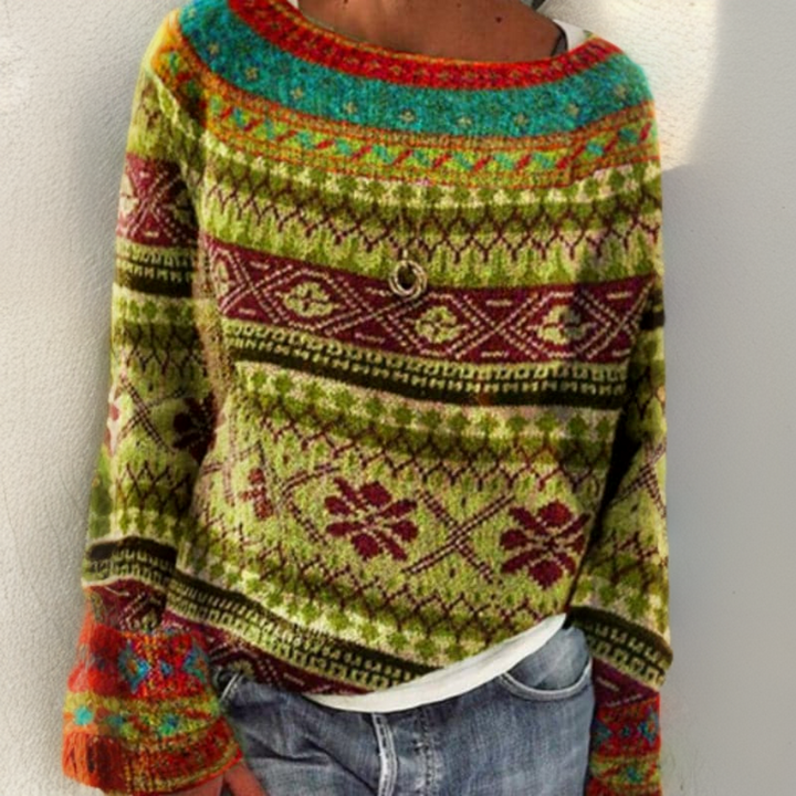 Caitlin | Vintage Island-pullover
