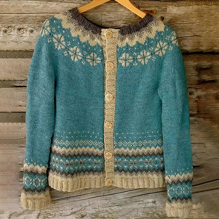 Cassandra | Vintage Island-Strikjakke
