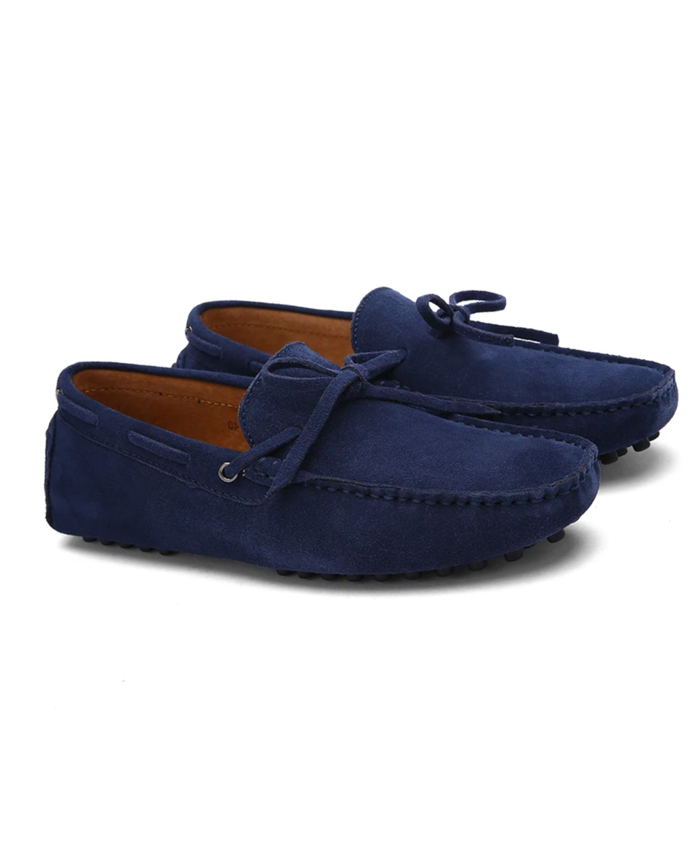 Afslappede sommerloafers i ruskind
