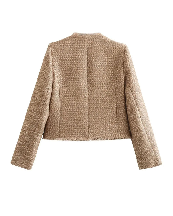 Cecilie | Beige Frakke