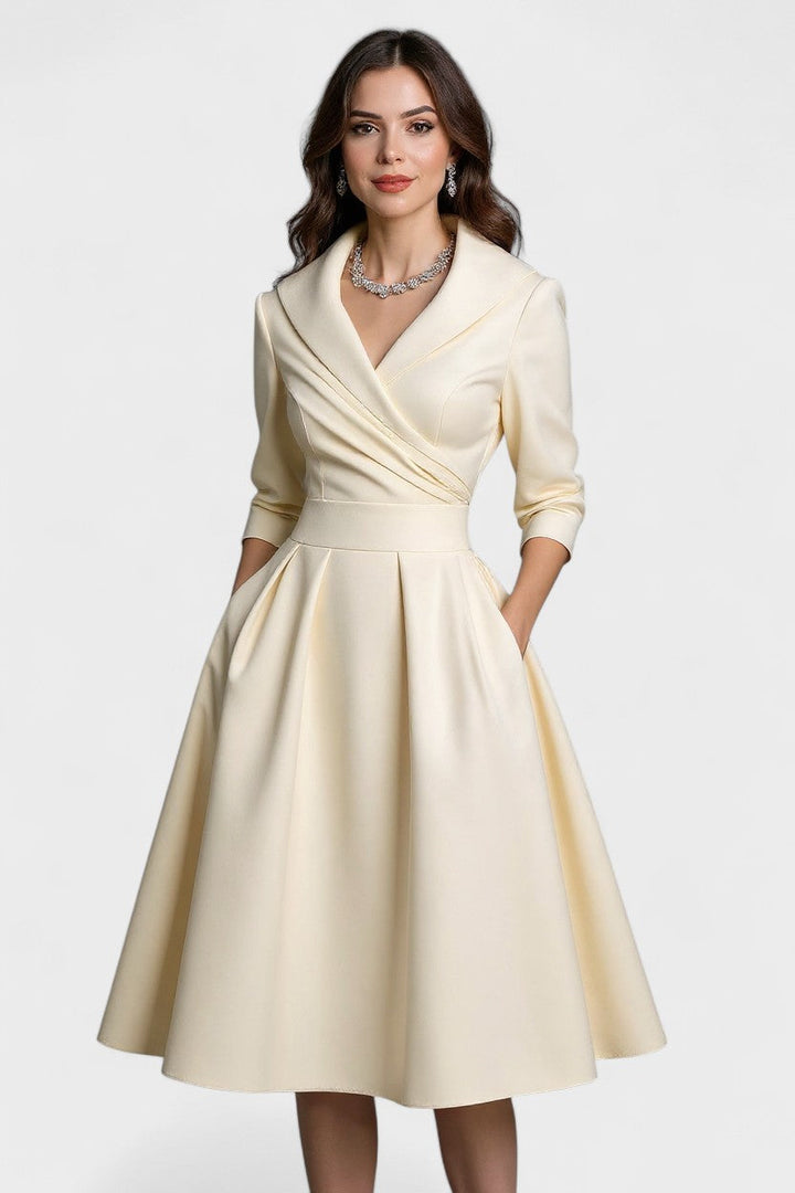 Ceryn | Satin Midikjole