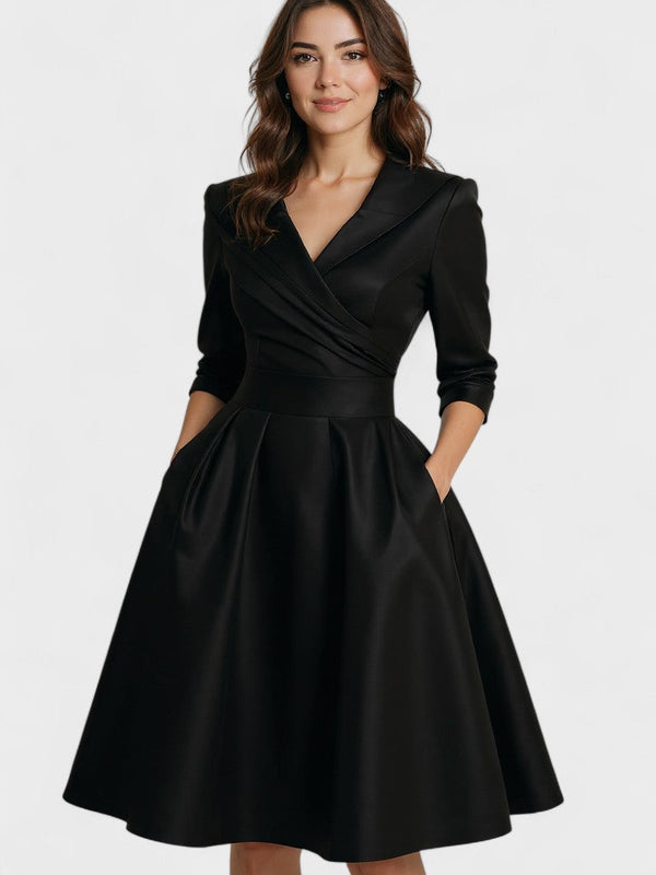 Ceryn | Satin Midi Kjole