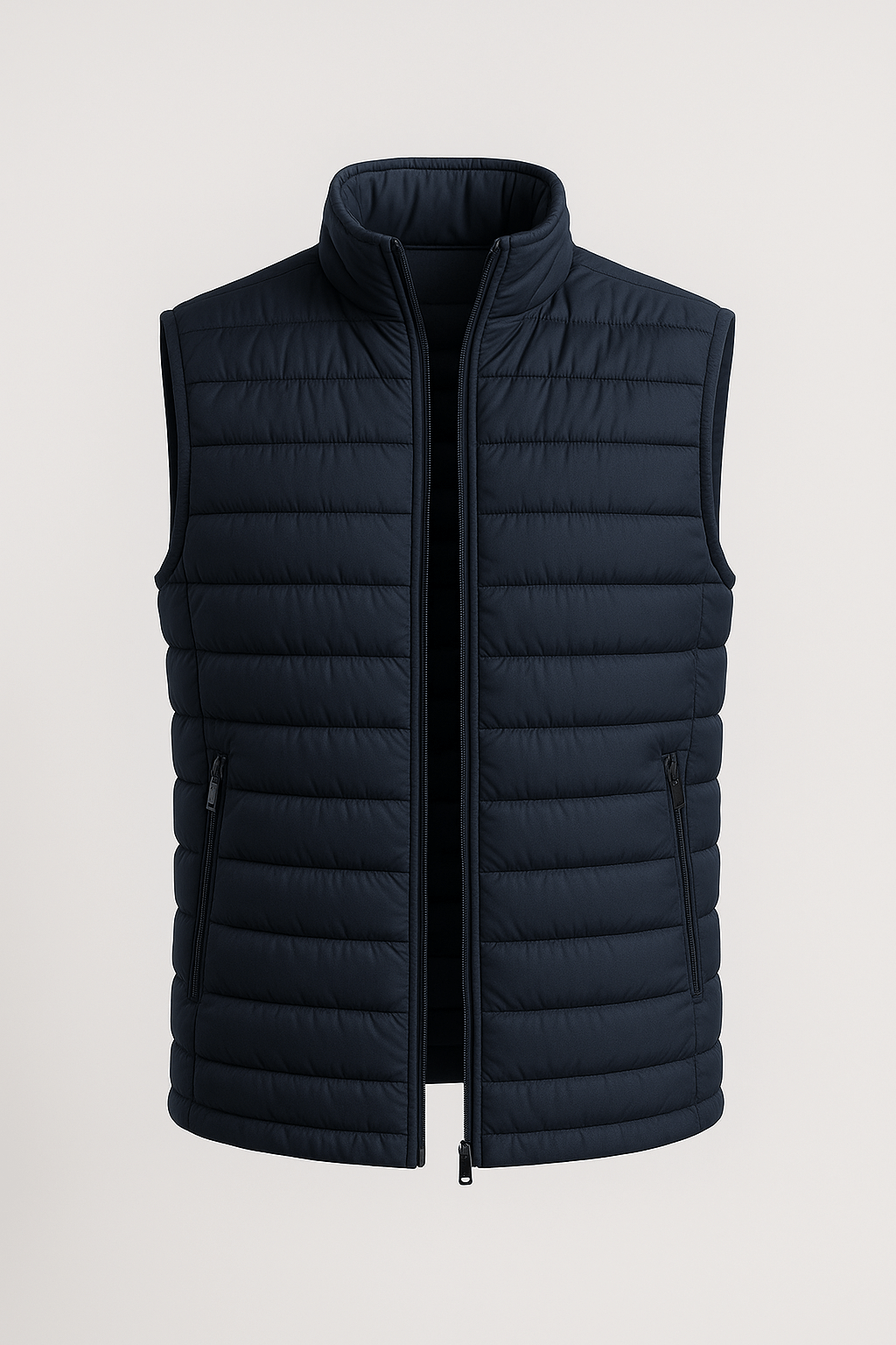 Premium Herre Marineblå Puffervest